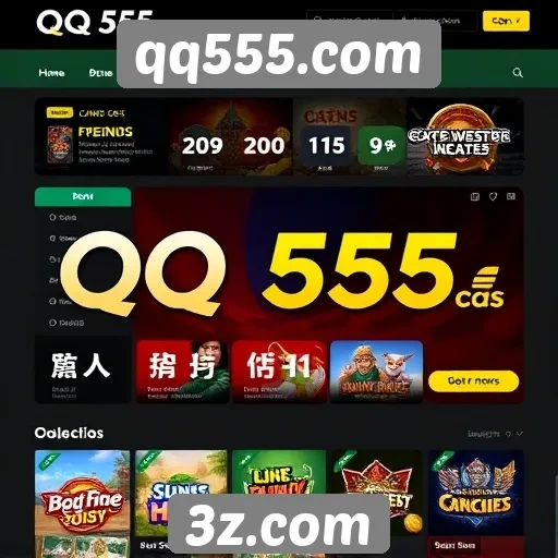 Design e usabilidade do qq555.com são destacados